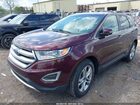2018 Ford Edge Titanium Burgundy vin: 2FMPK4K99JBC46777
