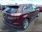 2018 Ford Edge Titanium Burgundy vin: 2FMPK4K99JBC46777