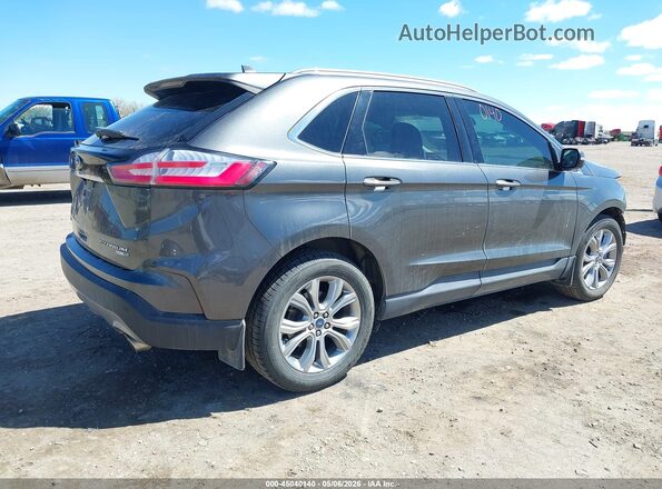 2FMPK4K99KBB56210 2019 FORD EDGE Серый Задняя правая четверть