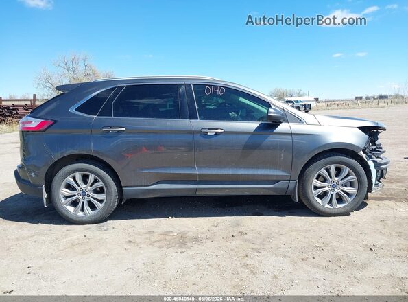 2FMPK4K99KBB56210 2019 FORD EDGE Серый Панорамный вид салона 360°