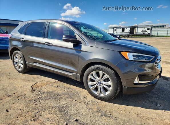 2FMPK4K99KBC16518 2019 FORD EDGE Серый Передняя правая четверть