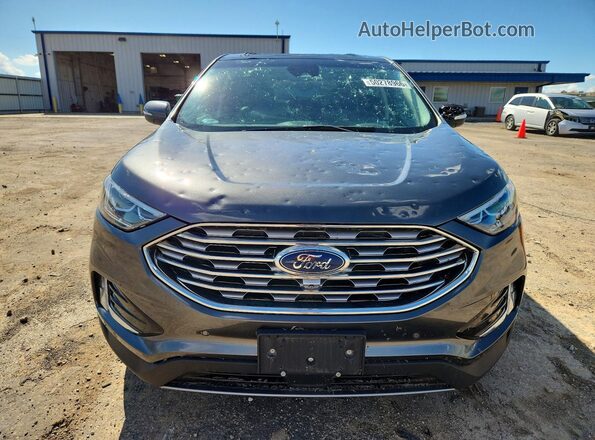 2FMPK4K99KBC16518 2019 FORD EDGE Серый Вид спереди