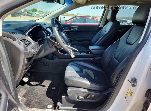 2FMPK4K99KBC62401 2019 FORD EDGE White Vista interior delantera
