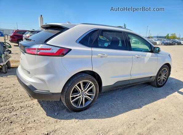 2FMPK4K99KBC62401 2019 FORD EDGE White Trasero derecho