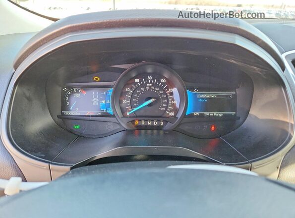 2FMPK4K99NBA32121 2022 FORD EDGE Серебряный Вид щитка приборов