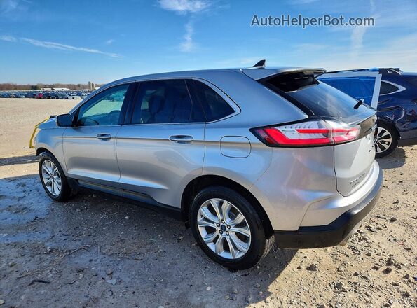 2FMPK4K99NBA32121 2022 FORD EDGE Серебряный Задняя левая четверть