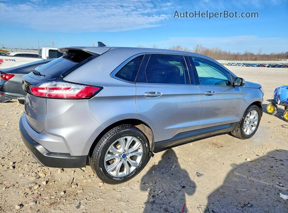 2FMPK4K99NBA32121 2022 FORD EDGE Серебряный Задняя правая четверть