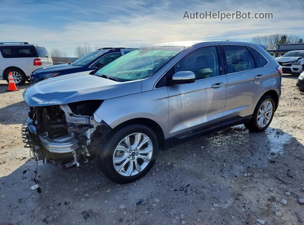 2FMPK4K99NBA32121 2022 FORD EDGE Серебряный Передняя левая четверть