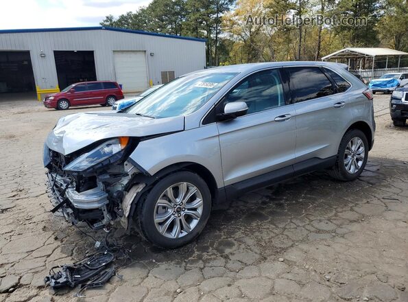 2FMPK4K99PBA47463 2023 FORD EDGE Серебряный Передняя левая четверть