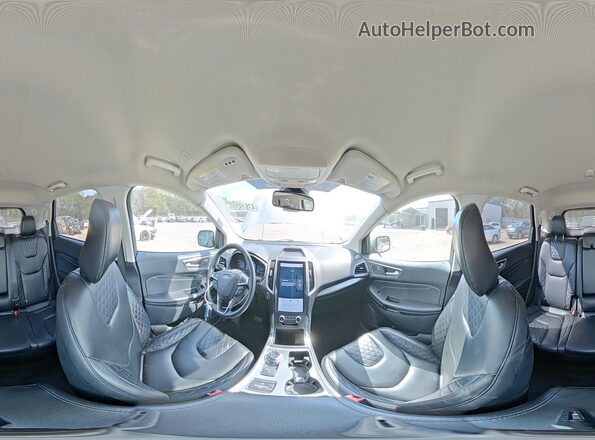 2FMPK4K99PBA47463 2023 FORD EDGE Серебряный Панорамный вид салона 360°