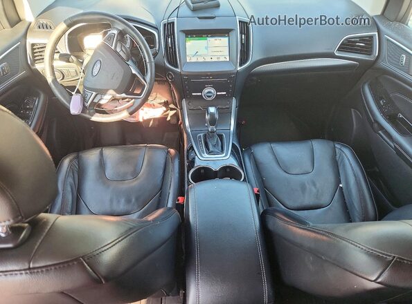2FMPK4K9XHBB06019 2017 FORD EDGE Charcoal Вид панелі приладів