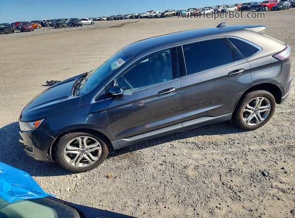 2FMPK4K9XHBB06019 2017 FORD EDGE Charcoal Передня ліва чверть