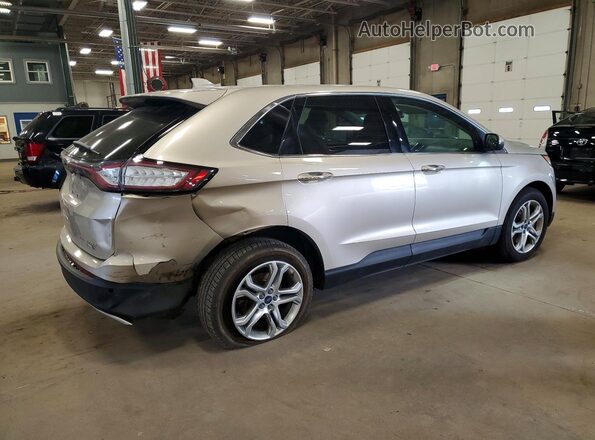 2FMPK4K9XHBC08727 2017 FORD EDGE Gold Rear right