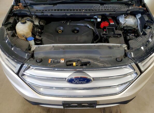 2FMPK4K9XHBC08727 2017 FORD EDGE Gold Engine compartment view