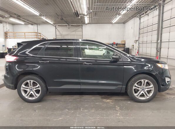 2FMPK4K9XJBB43285 2018 FORD EDGE Черный Панорамный вид салона 360°