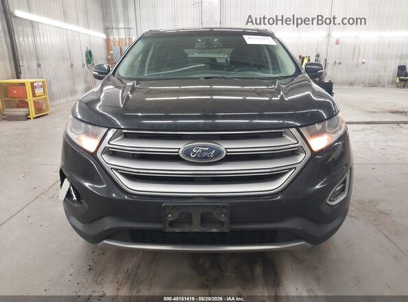 2FMPK4K9XJBB43285 2018 FORD EDGE Черный Вид задней части салона