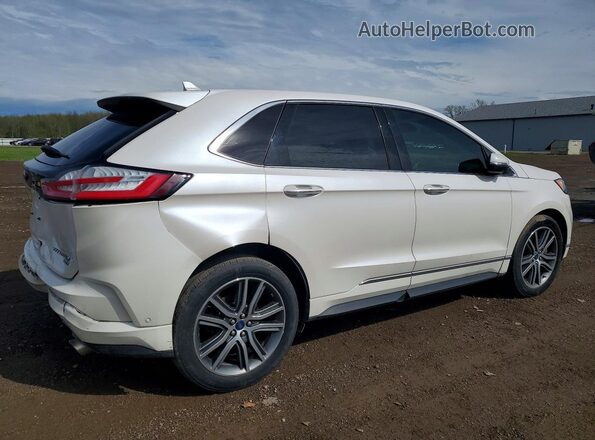 2FMPK4K9XKBB03967 2019 FORD EDGE Белый Задняя правая четверть