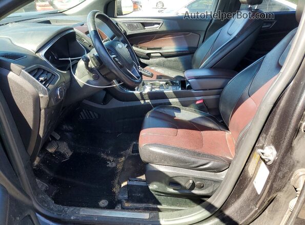 2FMPK4K9XLBA50771 2020 FORD EDGE Угольный Вид салона спереди