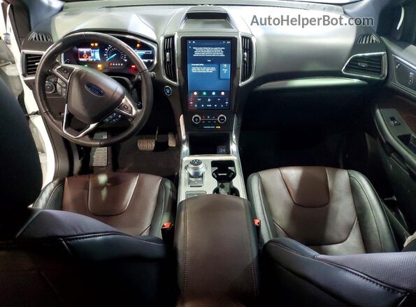 2FMPK4K9XMBA25631 2021 FORD EDGE White Dashboard view