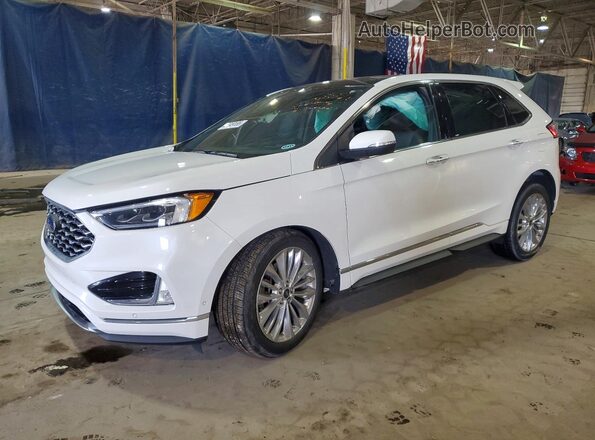 2FMPK4K9XMBA25631 2021 FORD EDGE White Front left