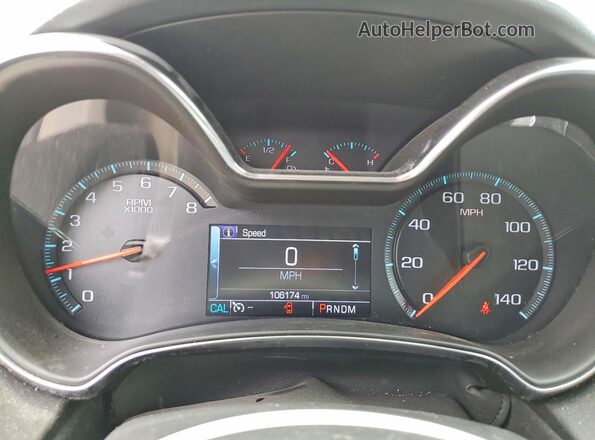 2G1105S32J9139765 2018 CHEVROLET IMPALA Gray Instrument cluster view