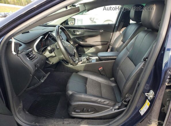 2G1105S34J9144076 2018 CHEVROLET IMPALA Синий Вид салона спереди