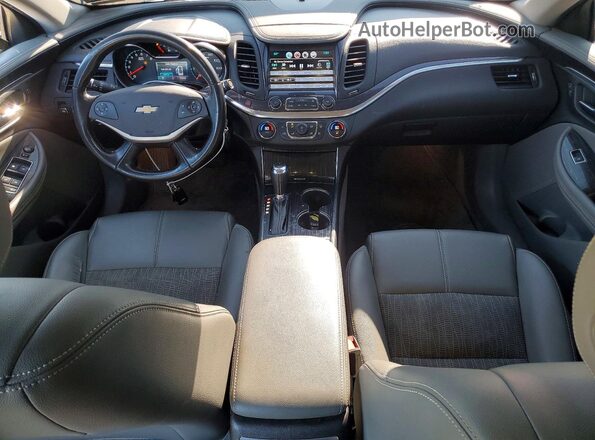 2G1105S36H9171340 2017 CHEVROLET IMPALA Blue Вид панелі приладів