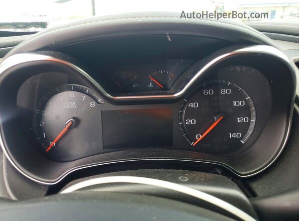 2G1105S37L9101872 2020 CHEVROLET IMPALA Серебряный Вид щитка приборов