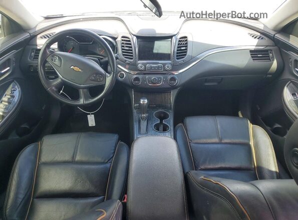 2G1105S37L9101872 2020 CHEVROLET IMPALA Серебряный Вид панели приборов