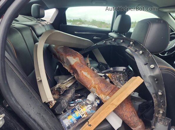 2G1105S38K9155017 2019 CHEVROLET IMPALA Черный Вид задних сидений