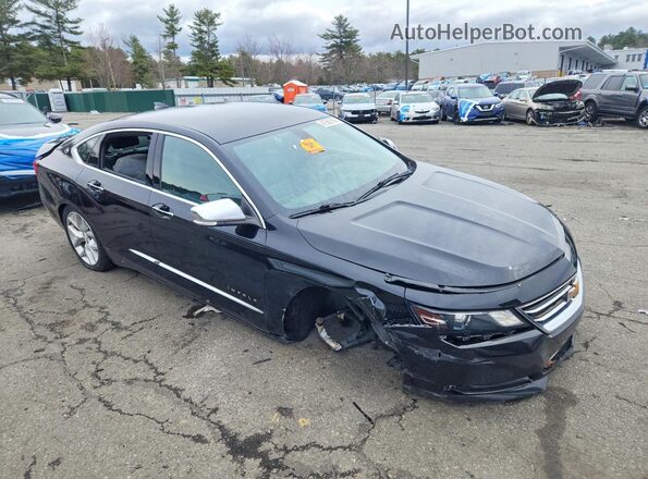 2G1105S38K9155017 2019 CHEVROLET IMPALA Черный Передняя правая четверть