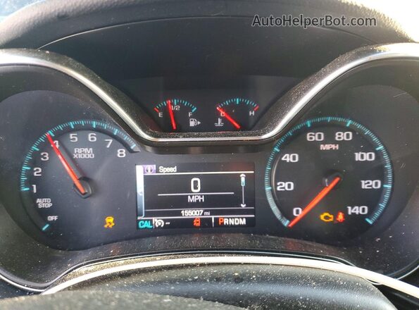 2G1105SA1G9190665 2016 CHEVROLET IMPALA Black Widok zestawu wskaźników