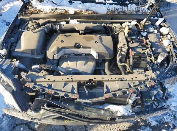 2G1105SA1G9190665 2016 CHEVROLET IMPALA Black Widok wnętrza z tyłu