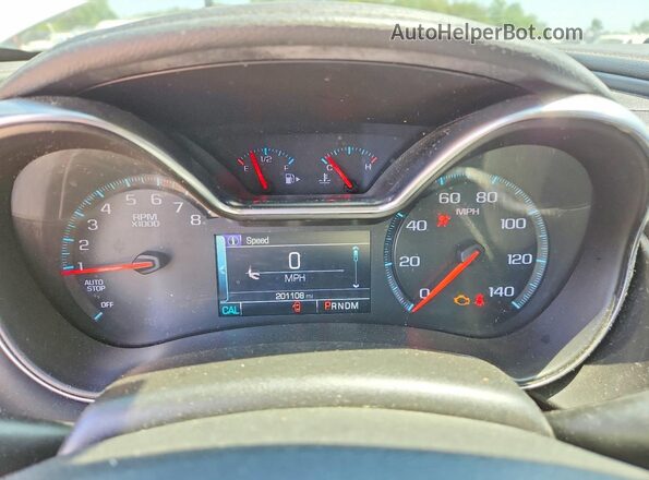 2G1105SA2G9202029 2016 CHEVROLET IMPALA Белый Вид щитка приборов