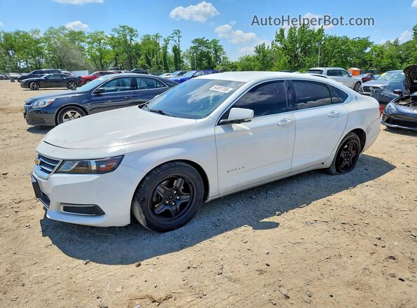 2G1105SA2G9202029 2016 CHEVROLET IMPALA Белый Передняя левая четверть