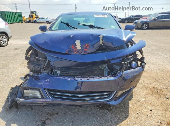 2G1105SA3G9168585 2016 CHEVROLET IMPALA Синий Вид спереди