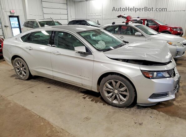 2G1105SA4H9133345 2017 CHEVROLET IMPALA Серебряный Передняя правая четверть