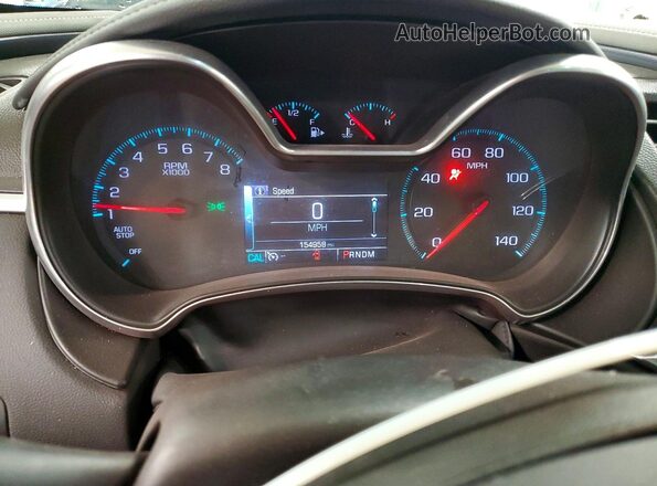 2G1105SA4H9133345 2017 CHEVROLET IMPALA Серебряный Вид щитка приборов