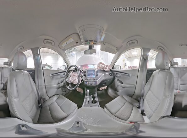 2G1105SA4H9133345 2017 CHEVROLET IMPALA Серебряный Панорамный вид салона 360°