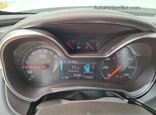 2G1105SA5H9165656 2017 CHEVROLET IMPALA Silver Вид щитка приладів