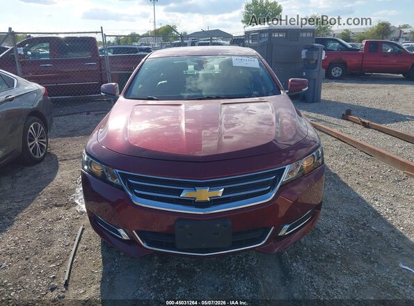 2G1105SA8G9155914 2016 CHEVROLET IMPALA Красный Вид щитка приборов