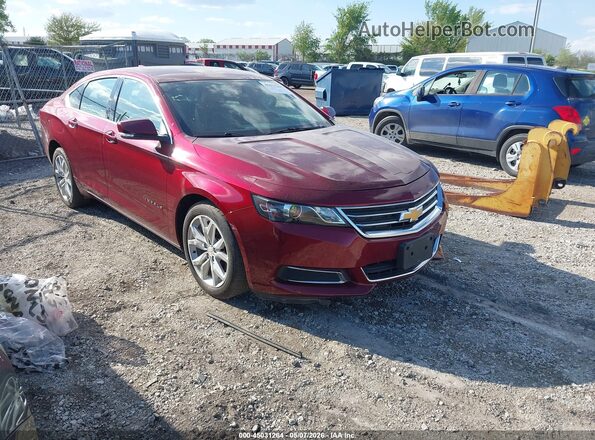 2G1105SA8G9155914 2016 CHEVROLET IMPALA Красный Передняя правая четверть