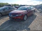 2016 Chevrolet Impala 1lt Красный vin: 2G1105SA8G9155914