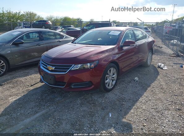 2G1105SA8G9155914 2016 CHEVROLET IMPALA Красный Передняя левая четверть