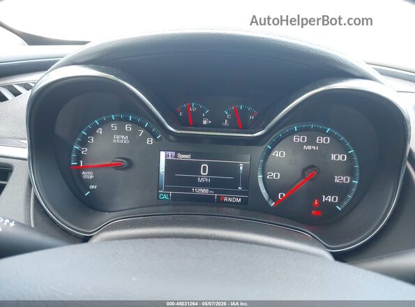 2G1105SA8G9155914 2016 CHEVROLET IMPALA Красный Вид задних сидений