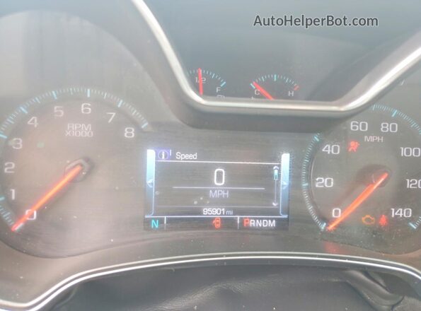 2G1125S37J9170147 2018 CHEVROLET IMPALA Серый Вид щитка приборов