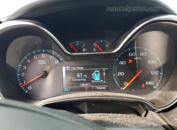 2G1145S33G9118971 2016 CHEVROLET IMPALA Черный Вид щитка приборов