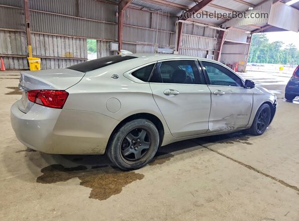 2G11Z5S35J9101372 2018 CHEVROLET IMPALA Silver Trasero derecho