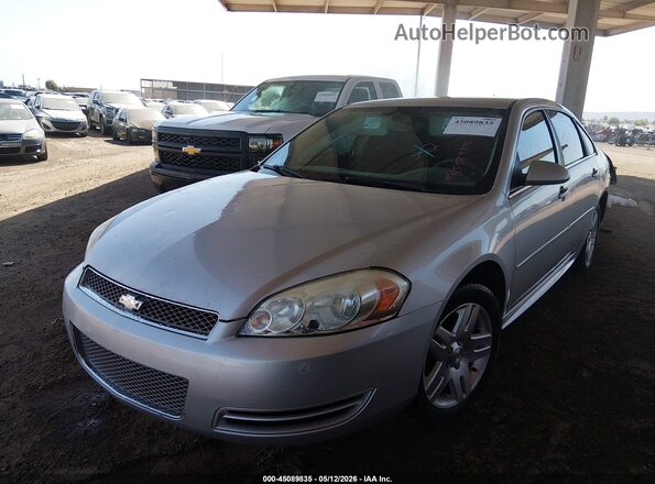2G1WB5E34G1115759 2016 CHEVROLET IMPALA Серый Передняя левая четверть