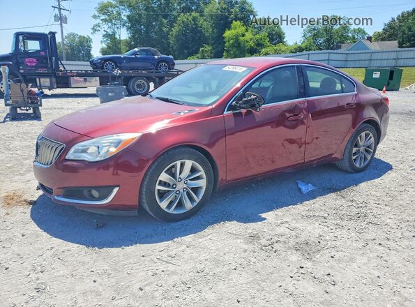 2G4GK5EX1G9204958 2016 BUICK REGAL Burgundy Առջևի ձախ երեք քառորդ տեսարան